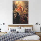 Thors strijd met de reuzen canvas afdruk (Insitu (Slaapkamer))