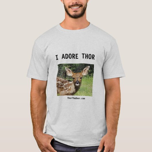 Thors the Deer Mannen T-Shirt (Voorkant)