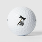 Thor's Viking Battle Hammer Golfballen (Voorkant)