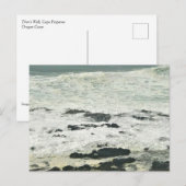 Thor's Well, Cape Perpetua, Oregon Coast Briefkaart (Voorkant / Achterkant)