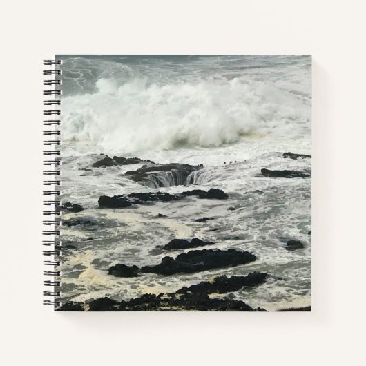 Thor's Well, Cape Perpetua, Oregon Coast Notitieboek (Voorkant)