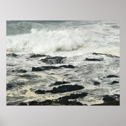 Thor's Well, Cape Perpetua, Oregon Coast Poster (Voorkant)