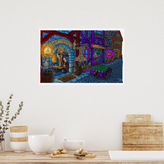 Thorsville Forge Poster (Keuken)