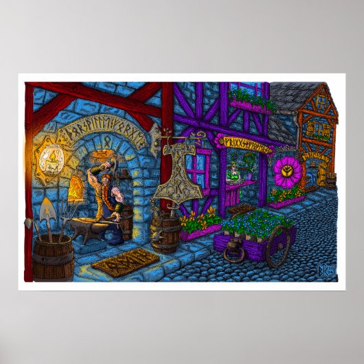 Thorsville Forge Poster (Voorkant)