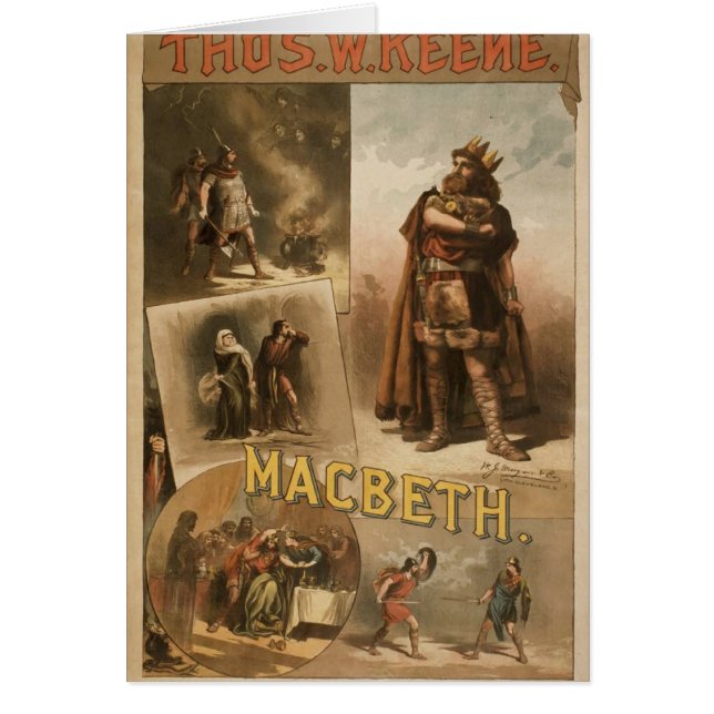 Thos.W. Keene, 'Macbeth' Retro Theater (Voorkant)