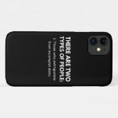 Those who extrapolate from incomplet data Case-Mate iPhone case (Achterkant (horizontaal))
