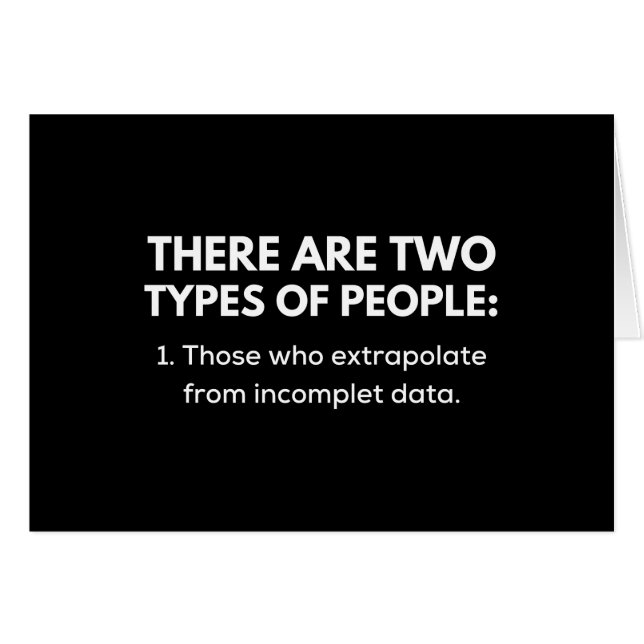 Those who extrapolate from incomplete data (Voorkant Horizontaal)