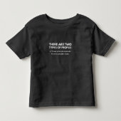 Those who extrapolate from incomplete data kinder shirts (Voorkant)