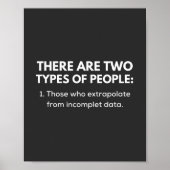 Those who extrapolate from incomplete data poster (Voorkant)