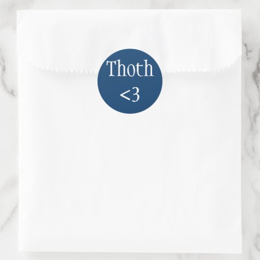 Thoth <3 sticker (Tas)