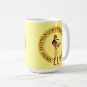 Thoth: de Egyptische God van wijsheid en geschrift Koffiemok (Voorkant rechts)