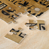 Thoth - Djhuty Egytian God- Gold and Pearl Legpuzzel (Zijkant)