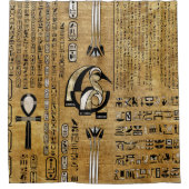Thoth - Djhuty Egytian God - Gold en Pearl Douchegordijn (Voorkant)