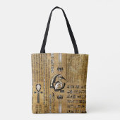 Thoth - Djhuty Egytian God - Gold en Pearl Tote Bag (Achterkant)
