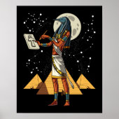 Thoth Egyptian God Ancient Pyramids Mythology Poster (Voorkant)