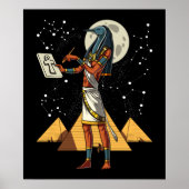Thoth Egyptian God Ancient Pyramids Mythology Poster (Voorkant)