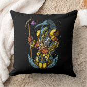 Thoth Egyptian God Ankh Scarab Ancient Symbol Kussen (Deken)