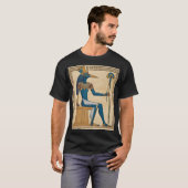 Thoth, Egyptische God. Smaragdgroene tabletten. T-shirt (Voorkant volledig)