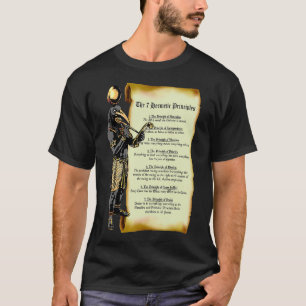 Thoth en The 7 Hermetic Principles Egyptian and G T-shirt