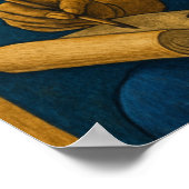 Thoth God Poster – Oude Egyptische Wijsheidskunst (Hoek)