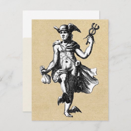 Thoth Hermes Medieval Alchemist Briefkaart (Voorkant / Achterkant)