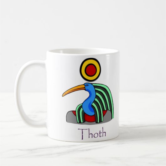 Thoth - Oude Egyptische god (genaamd) Koffiemok (Links)