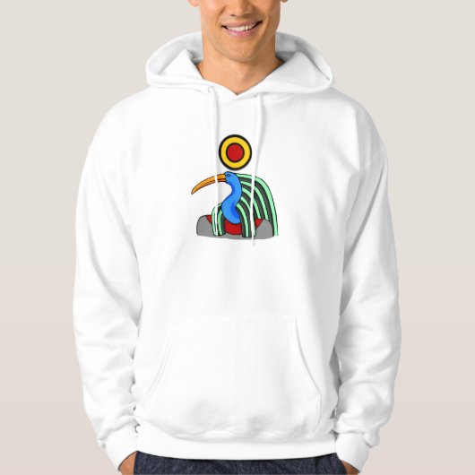 Thoth, oude Egyptische Gods Sports Hoodie (Voorkant)