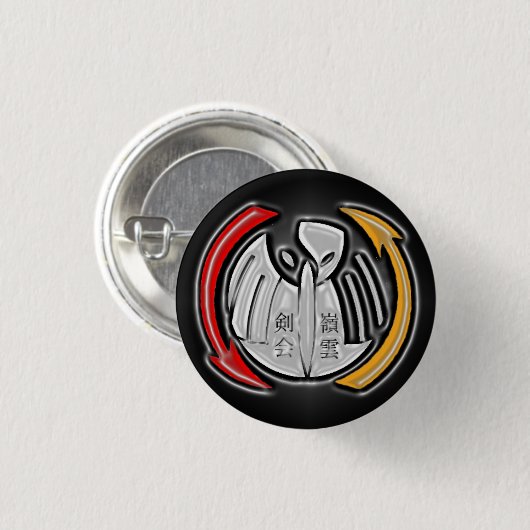 THOTH-symbool rond Ronde Button 3,2 Cm (Voorkant /achterkant)