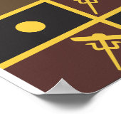 "Thoth Tarot" Roos Cross Lamen Poster (Hoek)