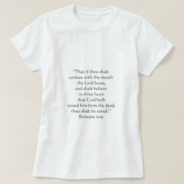 Thou Shalt: 10:9 voor de echte Romeinen   T-shirt