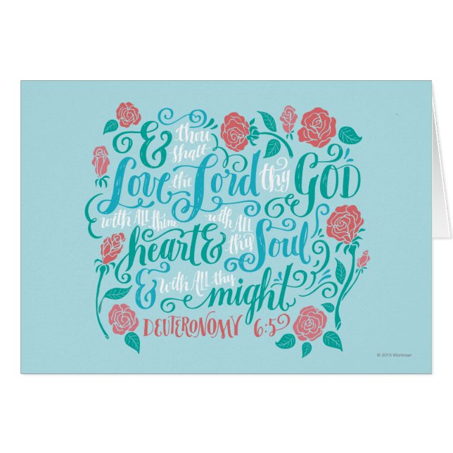 Thou Shalt houdt van de Heer (Voorkant Horizontaal)