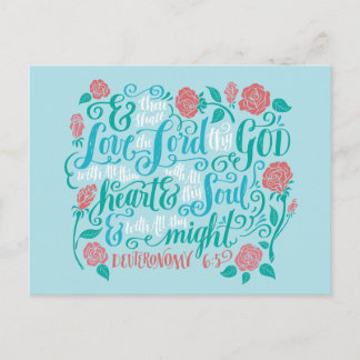 Thou Shalt houdt van de Heer. Briefkaart