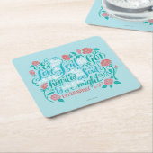 Thou Shalt houdt van de Heer Kartonnen Onderzetters (Schuin)