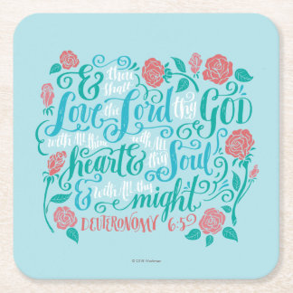 Thou Shalt houdt van de Heer Kartonnen Onderzetters