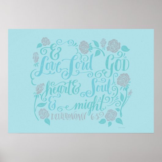 Thou Shalt houdt van de Heer. Poster (Voorkant)