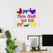 Thou Shalt niet vermoord Poster (Thuiskantoor)