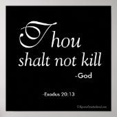 Thou Shalt niet vermoord Poster (Voorkant)