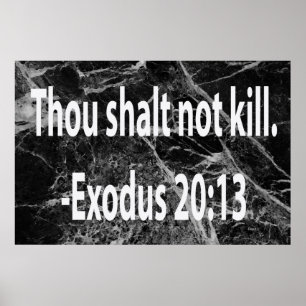 Thou Shalt niet vermoord Poster