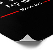 Thou Shalt Not Try Me Mood 24 7 Women  Poster (Hoek)