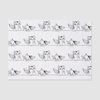 THOUDENDE KITTENS MET AFVALpapier Tissuepapier