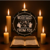 Though The Mountains Move Christian Art Ronde Klok