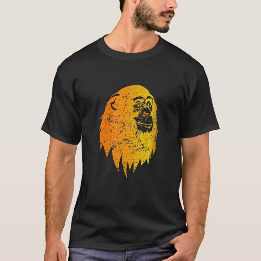 Thoughtful Chimpansee T-shirt (Voorkant)