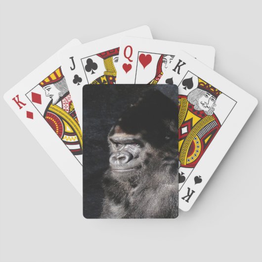Thoughtful Gorilla Pokerkaarten (Achterkant)