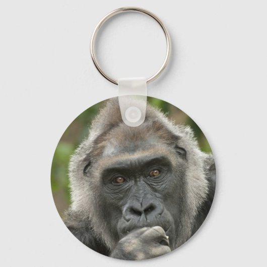 Thoughtful Gorilla Sleutelhanger (Voorkant)