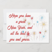 Thoughtful Holiday Greeting Card (Achterkant)