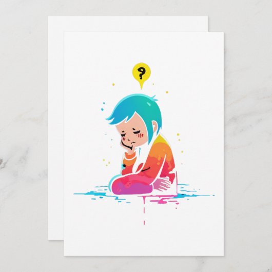 Thoughtful Kaart (Voorkant / Achterkant)