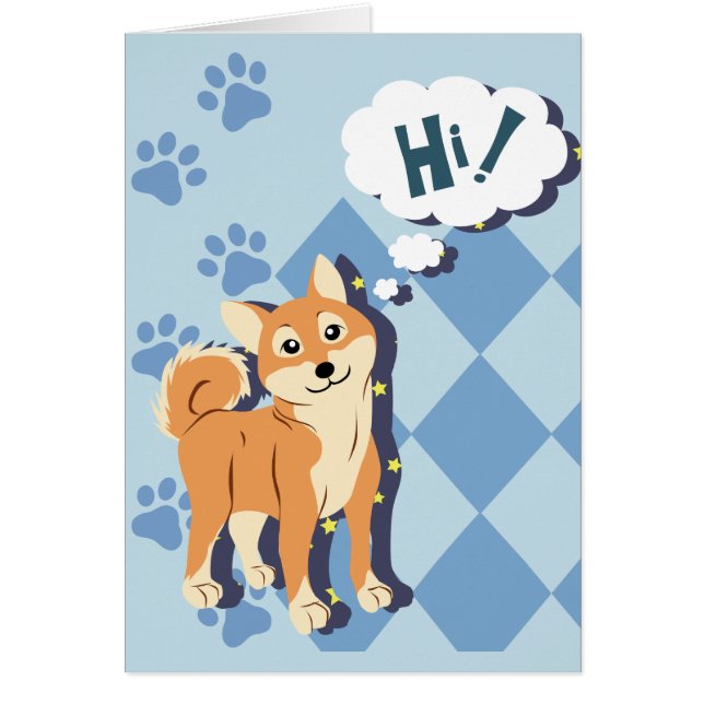 Thoughtful Shiba Inu (Voorkant)