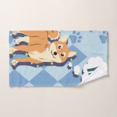 Thoughtful Shiba Inu Bad Handdoek (Handdoek)