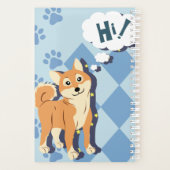 Thoughtful Shiba Inu Planner (Achterkant)