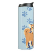 Thoughtful Shiba Inu Thermosbeker (Gedraaid links)